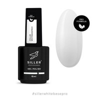 Зображення  Siller White Base Pro №1 кольорова база (білий), 15 мл, Об'єм (мл, г): 15, Цвет №: 01