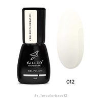 Зображення  Siller Color Base №12 камуфлююча кольорова база (жовтува-молочна), 8 мл, Об'єм (мл, г): 8, Цвет №: 012