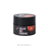 Изображение  Solid gel polish Siller Gel Pudding No. 4 (orange), 5 ml, Volume (ml, g): 5, Color No.: 4