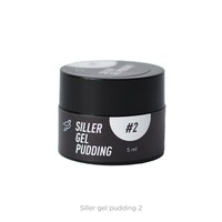 Изображение  Solid gel polish Siller Gel Pudding No. 2 (white), 5 ml, Volume (ml, g): 5, Color No.: 2