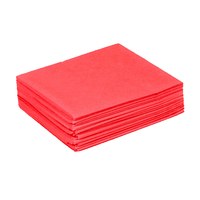 Изображение  Простыни Doily 0,6х2,0 м (20 шт/пач) из спанбонда красный, Размер простыни: 60 см * 2 м, Вариант: Red