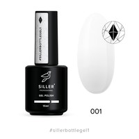 Изображение  Siller Bottle Gel №1 gel (white), 15 ml, Volume (ml, g): 15, Color No.: 1