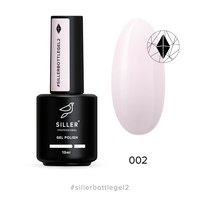 Зображення  Siller Bottle Gel №2 гель (ніжно-рожевий), 15 мл, Об'єм (мл, г): 15, Цвет №: 002