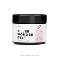 Зображення  Siller Wonder Gel №6 гель (рожево-ліловий), 30 мг, Об'єм (мл, г): 30, Цвет №: 06