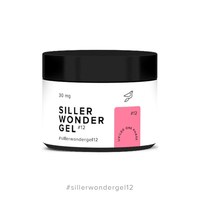 Изображение  Siller Wonder Gel №12 gel (pink), 30 ml, Volume (ml, g): 30, Color No.: 12