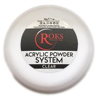 Зображення  Акрилова пудра для нігтів Roks 10 г clear, Варіант: clear
