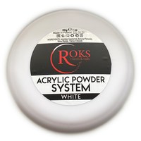 Изображение  Acrylic nail powder Roks 30 g, white, Color No.: White