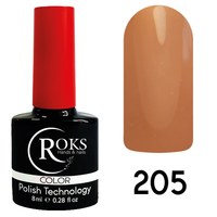 Изображение  Roks Nail Gel Polish 8 ml, No. 205, Volume (ml, g): 8, Color No.: 205