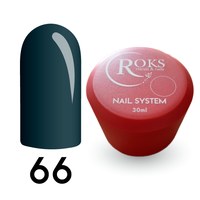 Зображення  Камуфлююча база для гель-лаку Roks Rubber Base French Color 30 мл, № 66, Об'єм (мл, г): 30, Колір: 066