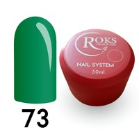 Изображение  Камуфлирующая база для гель-лака Roks Rubber Base French Color 50 мл, № 73, Объем (мл, г): 50, Цвет №: 073