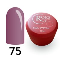 Зображення  Камуфлююча база для гель-лаку Roks Rubber Base French Color 50 мл, № 75, Об'єм (мл, г): 50, Цвет №: 075