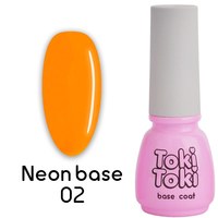 Изображение  Цветная база Toki Toki Neon № 02, 5 мл, Объем (мл, г): 5, Цвет №: 02, Цвет: Оранжевый