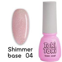 Изображение  Цветная база Toki Toki Shimmer base № 04, 5 мл, Объем (мл, г): 5, Цвет №: 04