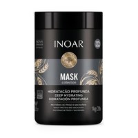 Изображение  Липидная маска для глубокого увлажнения волос «Макадамия» Inoar Macadamia Mask, 1000 г
