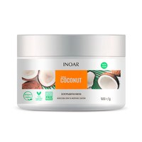 Изображение  Mask for hair growth without sulfates Coconut and Biotin Inoar Coconut, Bombar coconut mascara, 500 g
