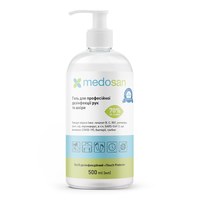 Изображение  Antiseptic gel for professional disinfection of hands and body Medosan 500 ml