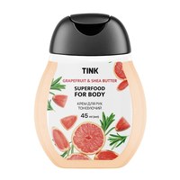 Изображение  Крем для рук тонизирующий Grapefruit с экстрактом грейпфрута и маслом Tink 45 мл