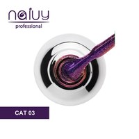 Зображення  Гель-лак для нігтів NAIVY Gel Polish CAT EYE 03, 8 мл, Об'єм (мл, г): 8, Цвет №: CAT EYE 03