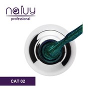 Изображение  Гель-лак для ногтей NAIVY Gel Polish CAT EYE 02, 8 мл, Объем (мл, г): 8, Цвет №: CAT EYE 02