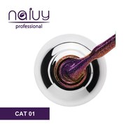 Изображение  Гель-лак для ногтей NAIVY Gel Polish CAT EYE 01, 8 мл, Объем (мл, г): 8, Цвет №: CAT EYE 01