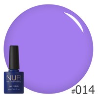 Изображение  Gel polish for nails NUB 8 ml No. 014, Volume (ml, g): 8, Options: 14