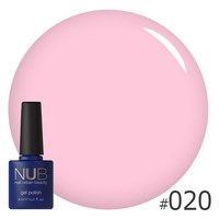 Изображение  Gel polish for nails NUB 8 ml № 020, Volume (ml, g): 8, Color No.: 20