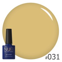 Изображение  Gel polish for nails NUB 8 ml № 031, Volume (ml, g): 8, Color No.: 31