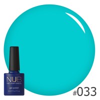 Изображение  Gel polish for nails NUB 8 ml № 033, Volume (ml, g): 8, Color No.: 33