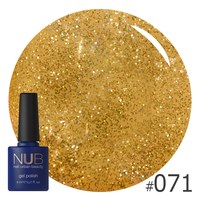 Изображение  Gel polish for nails NUB 8 ml № 071, Volume (ml, g): 8, Color No.: 71