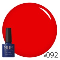 Зображення  Гель-лак для нігтів NUB 8 мл № 092, Об'єм (мл, г): 8, Цвет №: 092