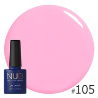 Изображение  Gel polish for nails NUB 8 ml № 105, Volume (ml, g): 8, Color: 105