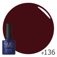 Изображение  Gel polish for nails NUB 8 ml № 136, Volume (ml, g): 8, Color No.: 136