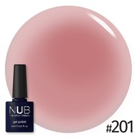 Изображение  Gel polish for nails NUB 8 ml № 201, Volume (ml, g): 8, Color No.: 201