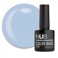 Изображение  База цветная каучуковая NUB Color Base Coat 8 мл, № 001, Объем (мл, г): 8, Цвет №: 001