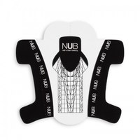 Зображення  Форми для нарощування нігтів NUB Nail Enhancement Forms, універсальні, прозорі, 300 шт