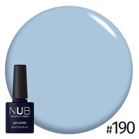 Изображение  Gel polish for nails NUB 8 ml № 190, Volume (ml, g): 8, Color No.: 190