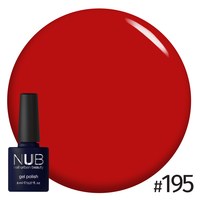Изображение  Gel polish for nails NUB 8 ml № 195, Volume (ml, g): 8, Color No.: 195