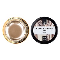 Изображение  Metallic paint FOX METAL PAINTING GEL 5 ml No. 003, Volume (ml, g): 5, Color No.: 3