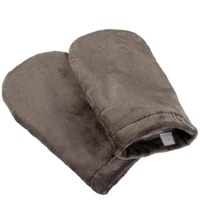 Изображение  Terry mittens, paraffin therapy gloves, gray