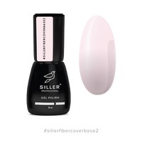 Изображение  Base for nails with nylon fibers Siller Fiber Base 8 ml, № 02, Volume (ml, g): 8, Color No.: 2