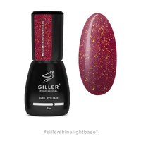 Изображение  Siller Shine Light Base 8 ml, № 01 red, Volume (ml, g): 8, Color No.: 1