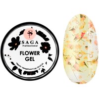 Изображение  Цветочный гель для дизайна Saga Professional Flower Gel 5 мл, № 07, Объем (мл, г): 5, Цвет №: 007