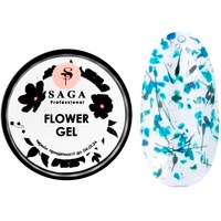 Изображение  Цветочный гель для дизайна Saga Professional Flower Gel 5 мл, № 10, Объем (мл, г): 5, Цвет №: 010