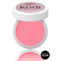 Изображение  Colored acrylic powder Kodi 4.5 g, No. G34, Color No.: G34