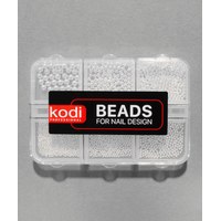 Изображение  Бисер для дизайна ногтей Kodi (цвет: silver)