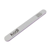 Зображення  №104 Пилка для нігтів пряма Kodi 220/220 (колір: сірий, розмір: 178/19/4), Абразивність: 220/220