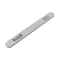 Изображение  №107 Straight nail file Kodi 100/150 (color: grey, size: 178/19/4), Abrasiveness: 100/150