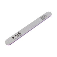 Изображение  №108 Straight nail file Kodi 120/180 (color: grey, size: 178/19/4), Abrasiveness: 120/180