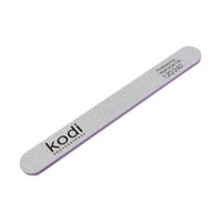 Изображение  №109 Пилка для ногтей прямая Kodi 120/240 (цвет: серый, размер:178/19/4), Абразивность: 120/240