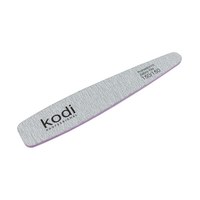 Зображення  №113 Пилка для нігтів Kodi конусна 150/150 (колір: сірий, розмір: 178/32/4), Абразивність: 150/150